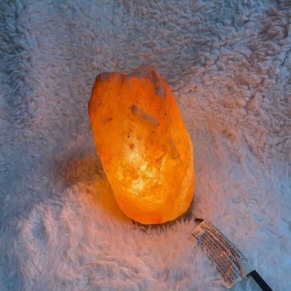 Table Lamp Salt Crystal Lighting Ambiance Home Art Deco . - Picture 2 of 15